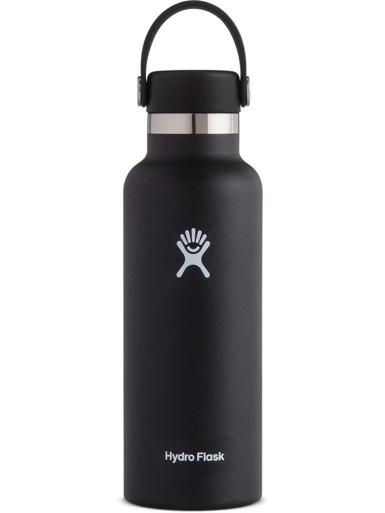 Hydroflask STANDARD MOUTH Black Water Bottle 18 Oz